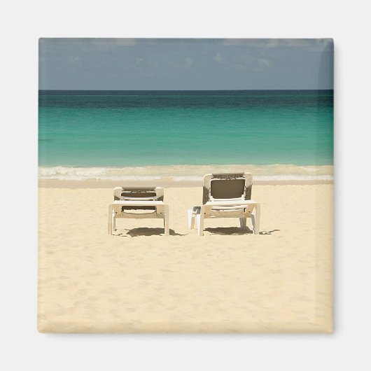 Aimant Tropical Dominican Beach Paradise (Devant)