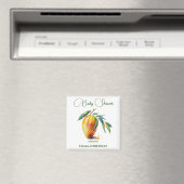 Aimant Tropical Mango | Baby Shower (In Situ (Lave-vaisselle))