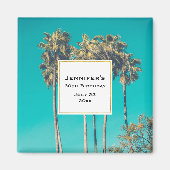 Aimant Tropical Palm Trees Retro Vibe Event (Devant)