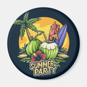 Aimant Tropical Summer Party