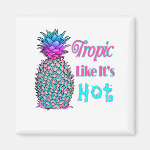 Aimant Tropique Comme Son Ananas Côtier Chaud