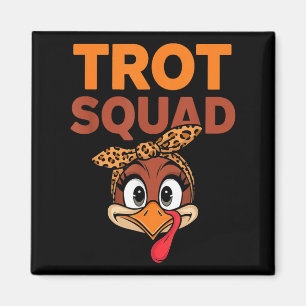 Aimant Trot Squad Drôle Turquie Face Hommes D'Action De G