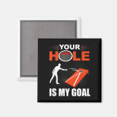 Aimant Trou est objectif drôle jeu de cornhole sac de har (Recto/Verso)