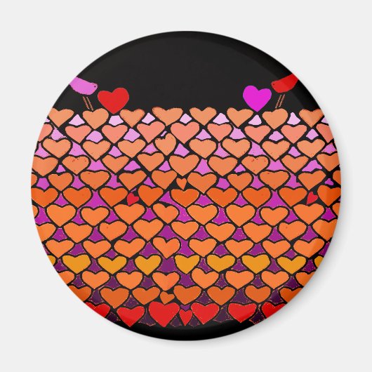 Aimant Troupeau de Saint-Valentin (Devant)