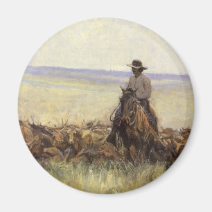 Aimant Troupeau en route pour le Wyoming par WHD Koerner