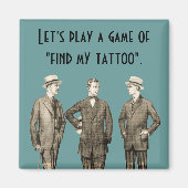 Aimant Trouver mon tatouage (Devant)