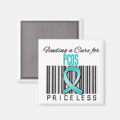 Aimant Trouver un remède pour PCOS PRICELESS (Recto/Verso)
