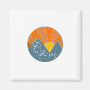 Aimant Trouvez la joie dans le voyage