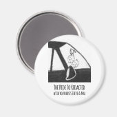 Aimant TRTR fuzzy dice button (Recto/Verso)