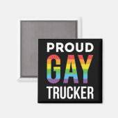 Aimant Trucker Gay (Recto/Verso)