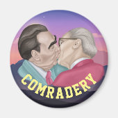 Aimant True Comradery - Brezhnev baiser Honecker (Devant)
