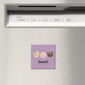 Aimant Truffes au chocolat mignonnes (In Situ (Lave-vaisselle))