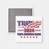 Aimant Trump 2024 (Recto/Verso)