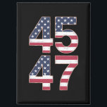 Aimant Trump 2024 45 47<br><div class="desc">Trump 2024 45 47</div>