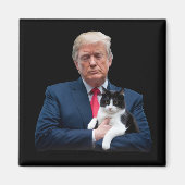 Aimant Trump 2024 Cat MAGA Funny Trump Cat (Devant)