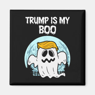 Aimant Trump 2024 Cheveux Drôle Fantôme Halloween Boo