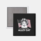 Aimant Trump 2024 Je vote pour le républicain chat de rue (Recto/Verso)