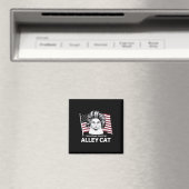 Aimant Trump 2024 Je vote pour le républicain chat de rue (In Situ (Lave-vaisselle))