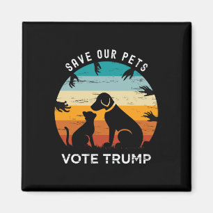 Aimant Trump 2024 Président Sauvez Nos Animaux Animaux Ch