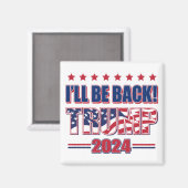 Aimant Trump 2024 : Reprendre l'Amérique (Recto/Verso)