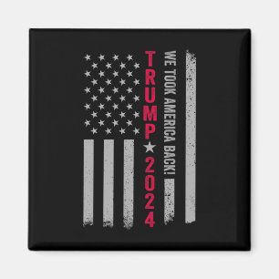 Aimant Trump 2024 Victoire du drapeau J.d.vance Président