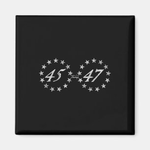 Aimant Trump 45 47 Anneau Des Étoiles