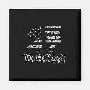 Aimant Trump 45-47 Mega Us Drapeau 2024 Élection Présiden