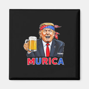 Aimant Trump 4 juillet grand à nouveau Trump en train de