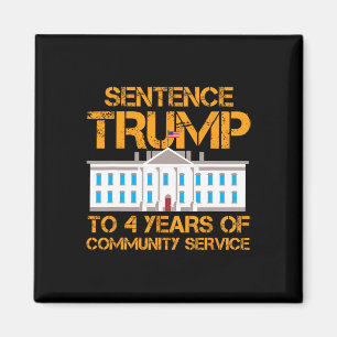 Aimant Trump À 4 Ans De Service Communautaire 1