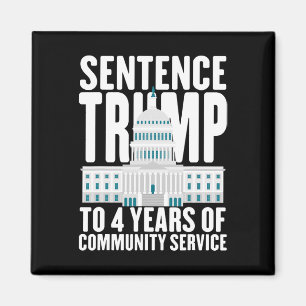 Aimant Trump À 4 Ans De Service Communautaire Pro Trump