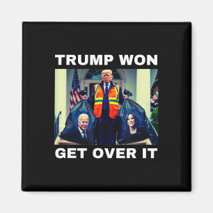 Aimant Trump a Gagné Faites Avec T-Shirt Méga a Gagné Éle