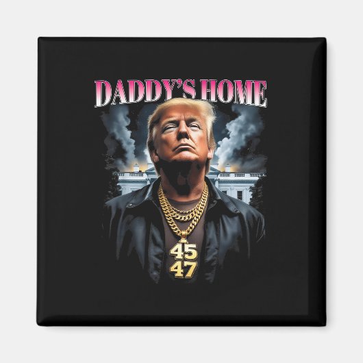 Aimant Trump à la maison de papa (Devant)