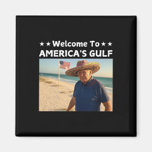 Aimant Trump Amérique du Golfe Mexique président Trump So