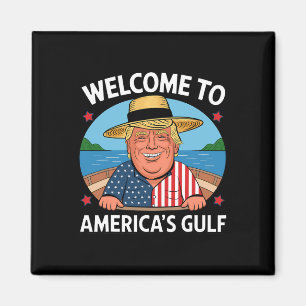 Aimant Trump Amérique Trump Drapeau Hilarious Mega Gulf T