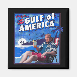 Aimant Trump Amériques Golfe Mexique Président Trump P