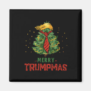Aimant Trump amusant Trump Joyeux Trumpmas Noël Arbre de