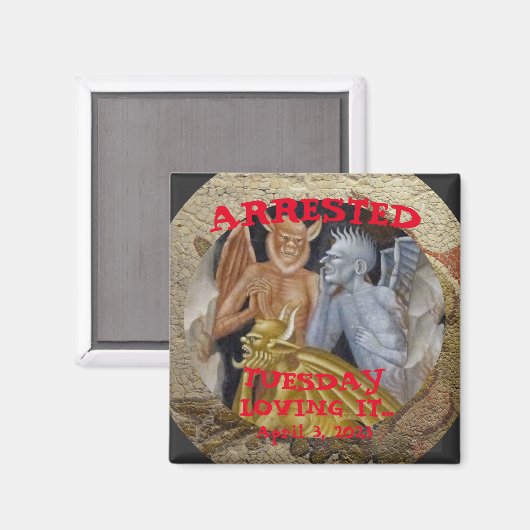 Aimant Trump arrêté (Recto/Verso)