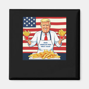 Aimant Trump au service de Mcdonalds Fries