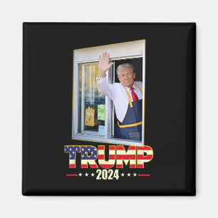 Aimant Trump avec travailleur Mc Donald Trump Vote pour T