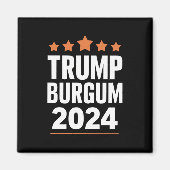 Aimant Trump Burgum pour l'élection présidentielle améric (Devant)
