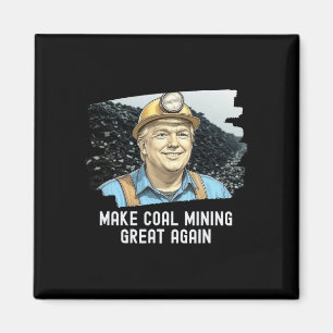 Aimant Trump Coalminer redonne à l'extraction de charbon