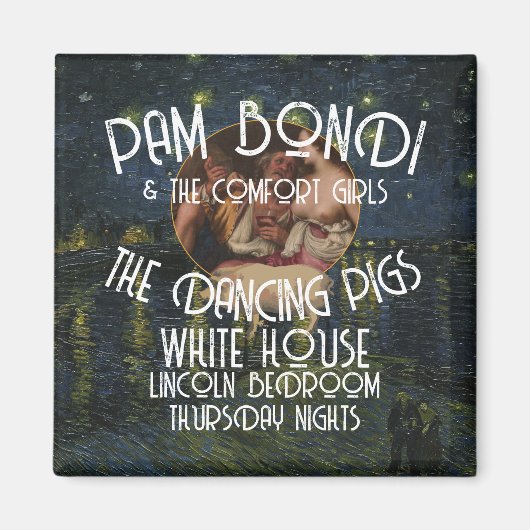 AIMANT TRUMP COMFORT GIRLS BONDI NOEM GABBARD (Devant)