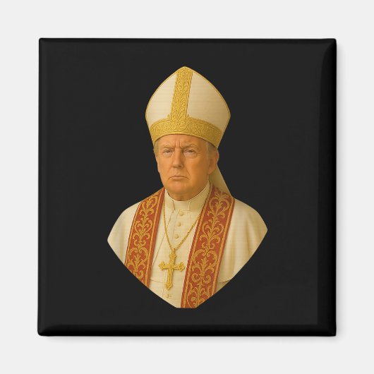 Aimant Trump comme le pape Tee Meme drôle (Devant)