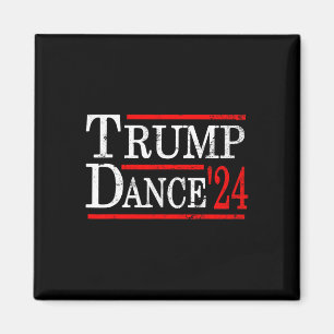 Aimant Trump Dance 2024 Trump Vance Funny Poli Républicai