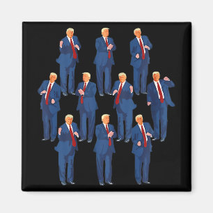 Aimant Trump Dance 4 juillet Et Trump Fête des pères