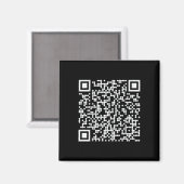Aimant Trump Dance Qr Funny President Dance Code (retour) (Recto/Verso)