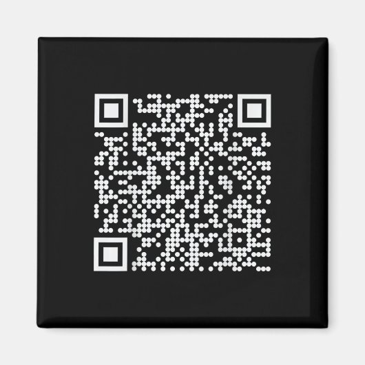 Aimant Trump Dance Qr Funny President Dance Code (retour) (Devant)