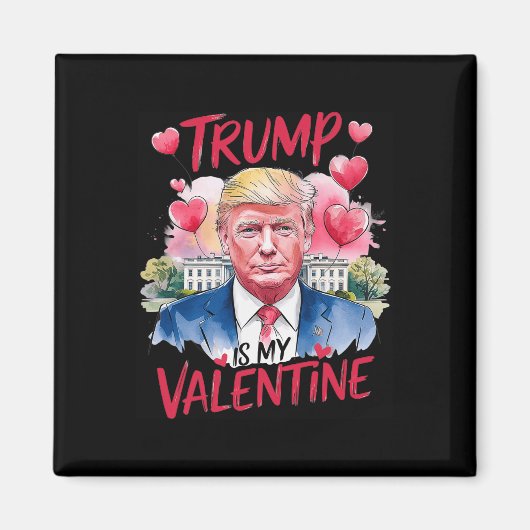 Aimant Trump dans ma Saint Valentin drôle Saint Valentin (Devant)