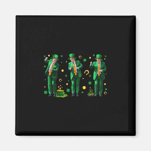 Aimant Trump dansant la Saint-Patrick (Devant)