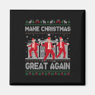 Aimant Trump Danser Rendre Noël merveilleux Noël Noël Noë